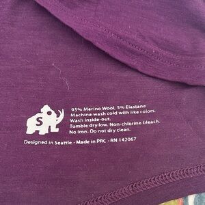 Woolly Purple Merino Wool Tank Top
